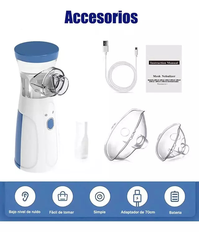 Nebulizador Portátil Niños Adultos