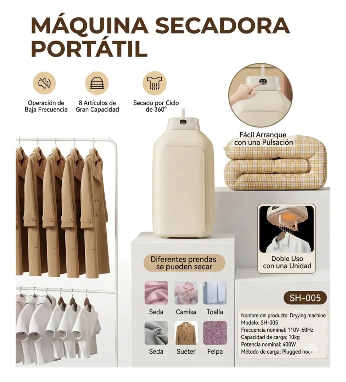 Secadora portatíl