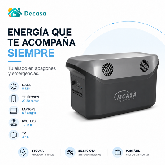 Estación Energía  300W 20Ah Mcasa