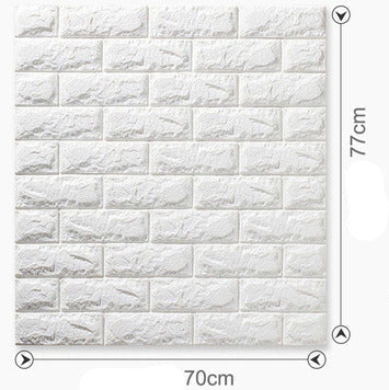 Paneles Adhesivos Ladrillo Blanco