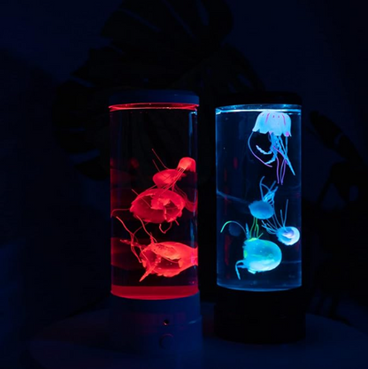 Luz nocturna con forma de medusa