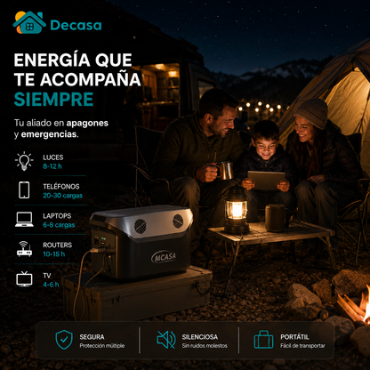 Estación Energía  300W 20Ah Mcasa